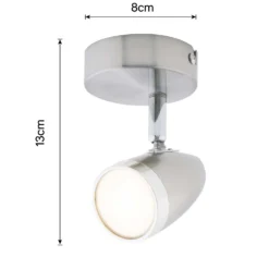 Vector 1 Bar LED Spotlight - Satin Nickel 10 Vector 1 Bar LED Spotlight - Satin Nickel -Chic Lighting Store 12810127 1034840948074390