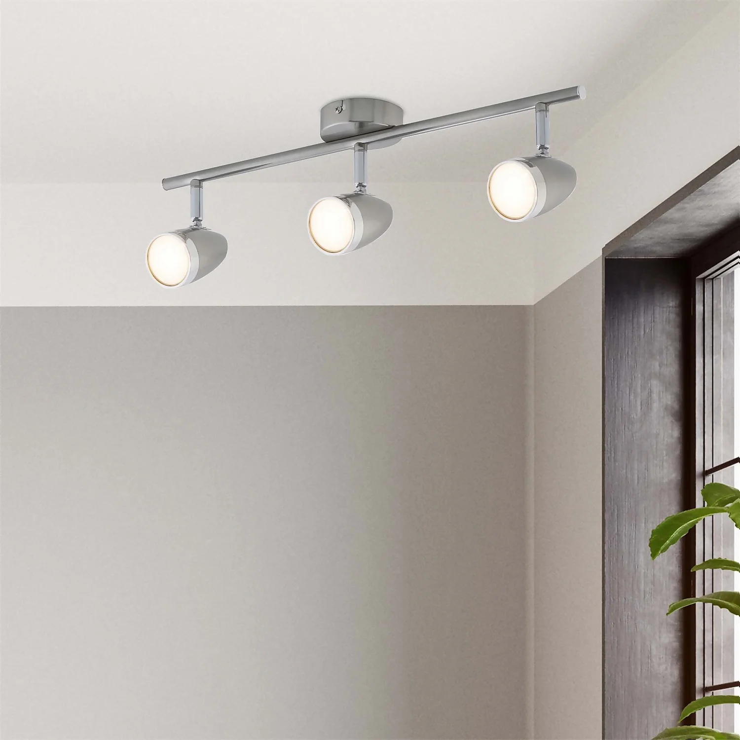 Vector 3 Bar LED Spotlight - Satin Nickel 4 Vector 3 Bar LED Spotlight - Satin Nickel - Image 2