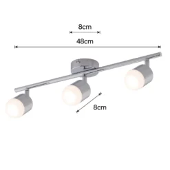 Pallas 3 Bar 4W LED Spotlight - Chrome 10 Pallas 3 Bar 4W LED Spotlight - Chrome -Chic Lighting Store 12810235 2004843073762379