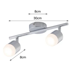 Pallas 2 Bar 4W LED Spotlight - Chrome 10 Pallas 2 Bar 4W LED Spotlight - Chrome -Chic Lighting Store 12810236 1164843073613312