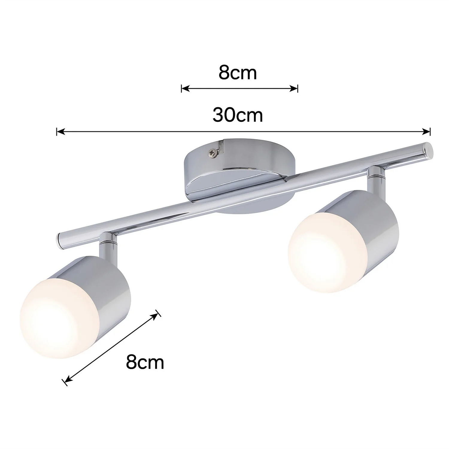 Pallas 2 Bar 4W LED Spotlight - Chrome 6 Pallas 2 Bar 4W LED Spotlight - Chrome - Image 4