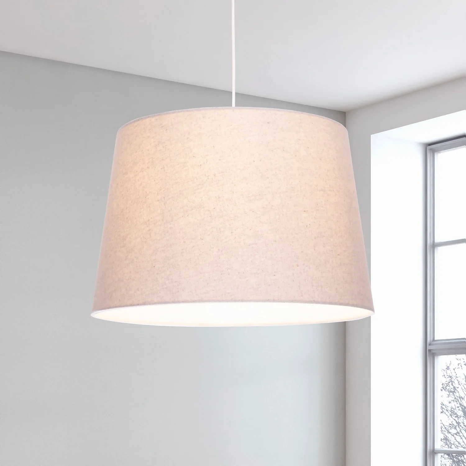 Tapered Lamp Shade - Natural 3 Tapered Lamp Shade - Natural
