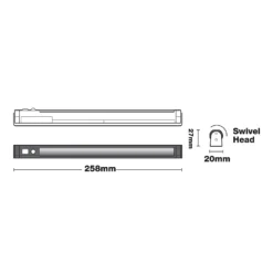 Arlec 9 PIR LED Battery Cabinet Light -Chic Lighting Store 12813235 9545007579575331