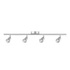 Rochdale 4 Lamp Spotlight Bar - Brushed Stainless Steel 2 Rochdale 4 Lamp Spotlight Bar - Brushed Stainless Steel -Chic Lighting Store 12813665 7924843086041946