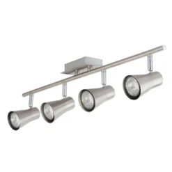 Swansea 4x 35W Spotlight - Brushed Stainless Steel