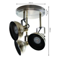 Ditavon 3x 35W Spotlight - Antique Brass -Chic Lighting Store 12813803 4364967163243009