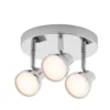 Apollo 3x 5W Round Plate LED Spotlight - Chrome -Chic Lighting Store 12813810 1804843087114068