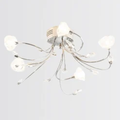 Flora 5 Lamp Semi-Flush Ceiling Light 11 Flora 5 Lamp Semi-Flush Ceiling Light -Chic Lighting Store 12815958 1294938641700480