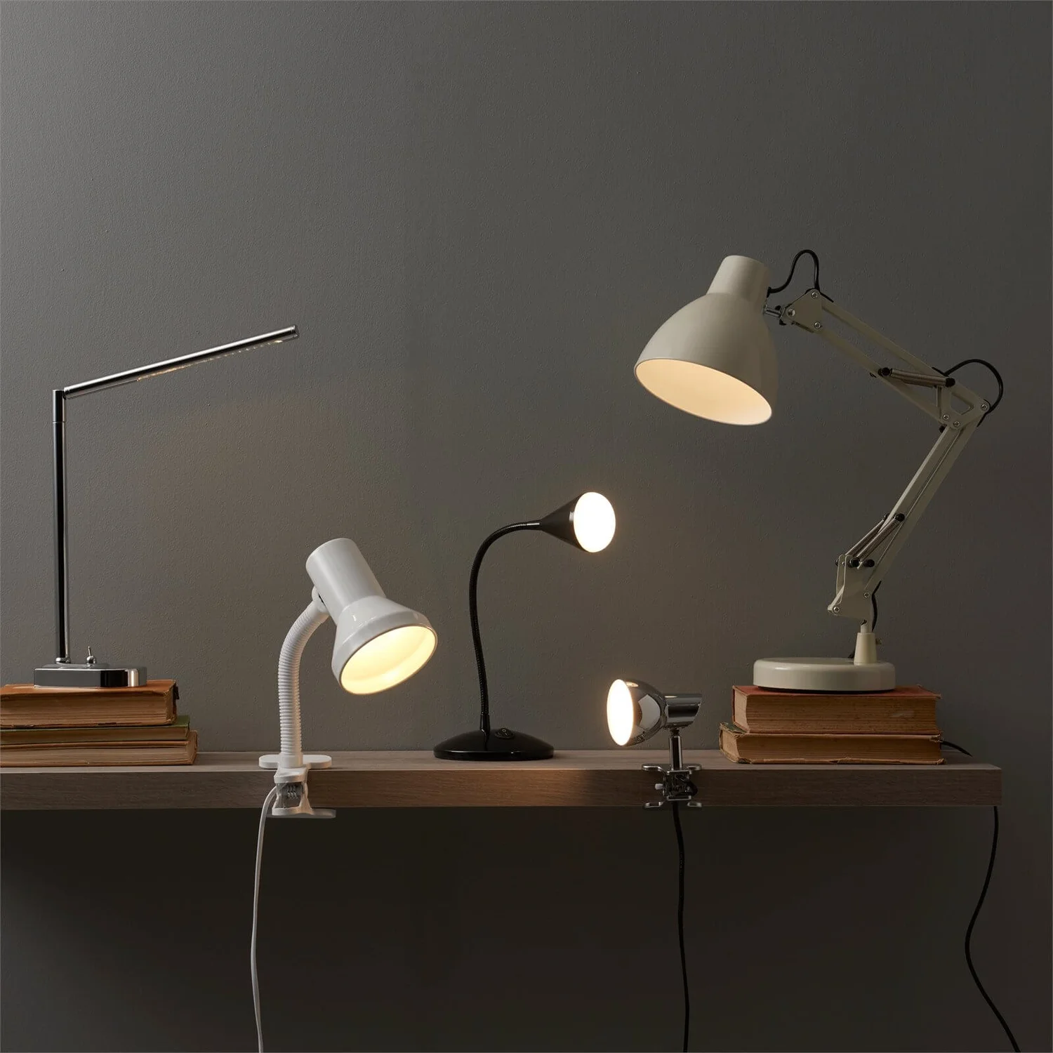 Lucas Angle Desk Lamp - Cream 4 Lucas Angle Desk Lamp - Cream - Image 2