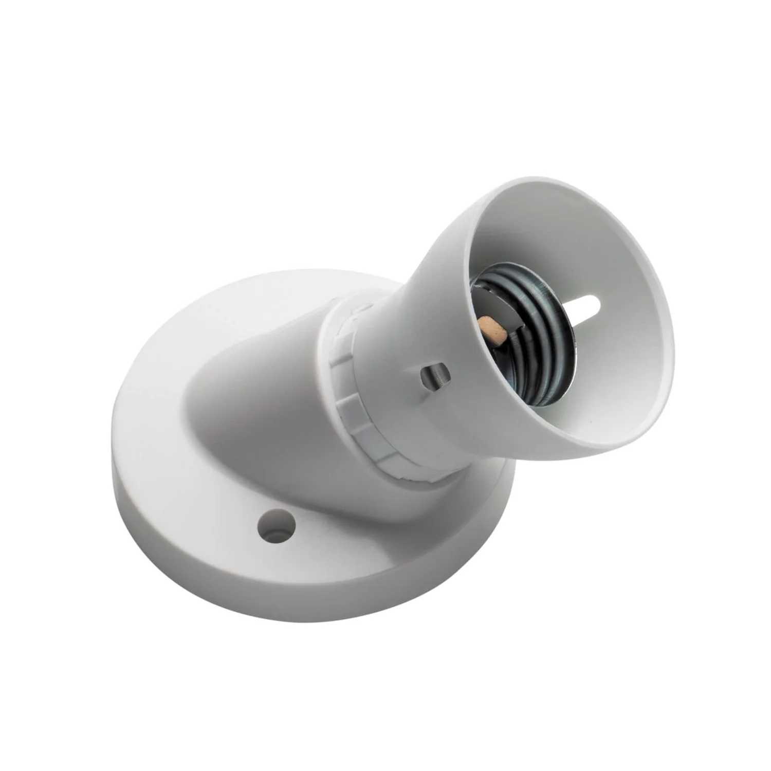 Arlec Angled Batten Screw E27 Lamp Holder White 3 Arlec Angled Batten Screw E27 Lamp Holder White