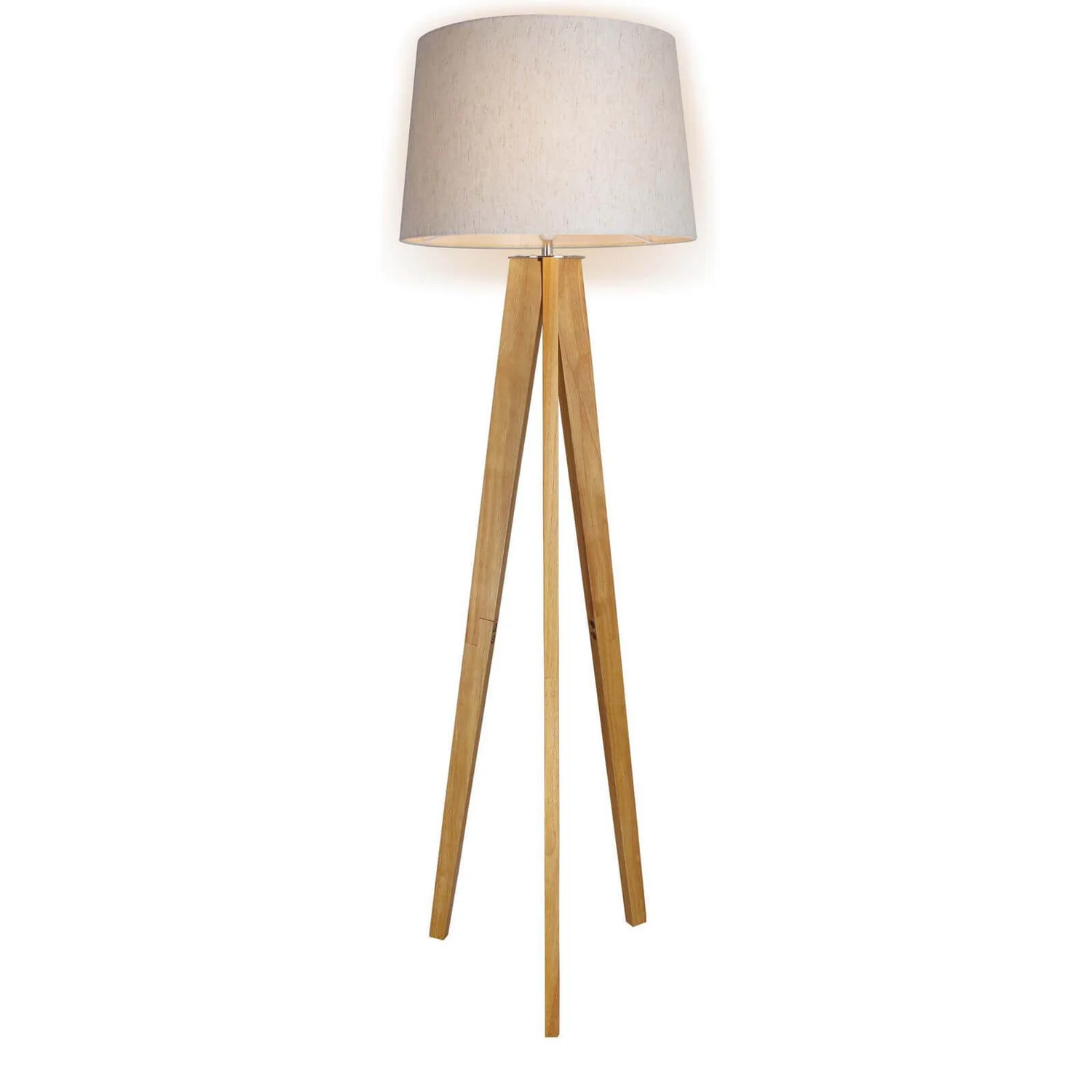 Poppy Tripod Floor Lamp - Natural 5 Poppy Tripod Floor Lamp - Natural - Image 3