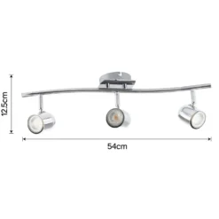 Phoenix 3 Lamp Round Spotlight - Chrome 11 Phoenix 3 Lamp Round Spotlight - Chrome -Chic Lighting Store 12816704 3654843348164507