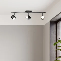 Phoenix 3 Lamp Spotlight Bar - Black Chrome -Chic Lighting Store 12816713 6184843348203831