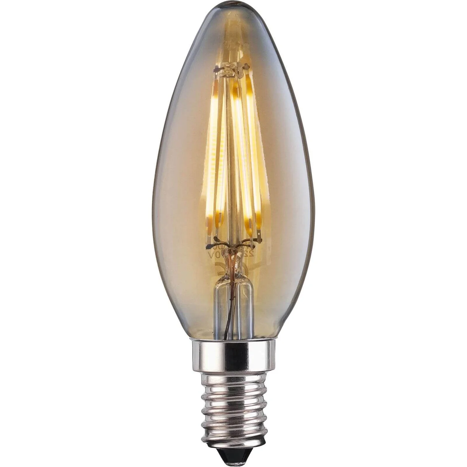 LED Filament Candle 4W E14 Vintage Light Bulb 3 LED Filament Candle 4W E14 Vintage Light Bulb