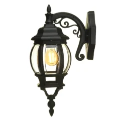 Lutec Canterbury E27 Outdoor Wall Lantern - Black 8 Lutec Canterbury E27 Outdoor Wall Lantern - Black -Chic Lighting Store 12819092 1134832977177767