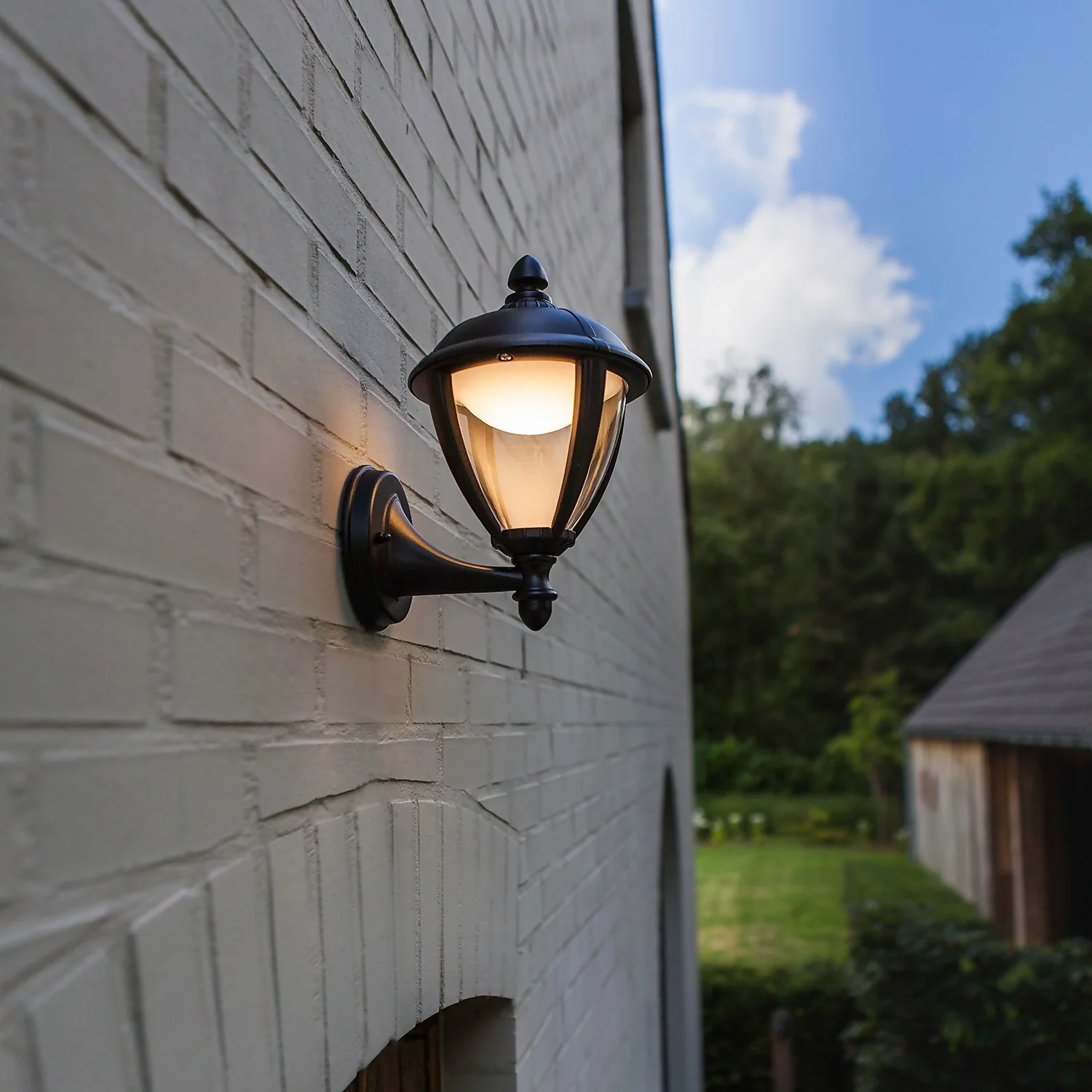 Lutec Unite LED Outdoor Wall Lantern - Black 5 Lutec Unite LED Outdoor Wall Lantern - Black - Image 3