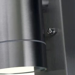 Lutec Rado Up/Down PIR Outdoor Wall Light - Stainless Steel -Chic Lighting Store 12819275 6674952877464952