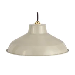 Retro Metal Easy Fit Pendant Light Shade - Cream