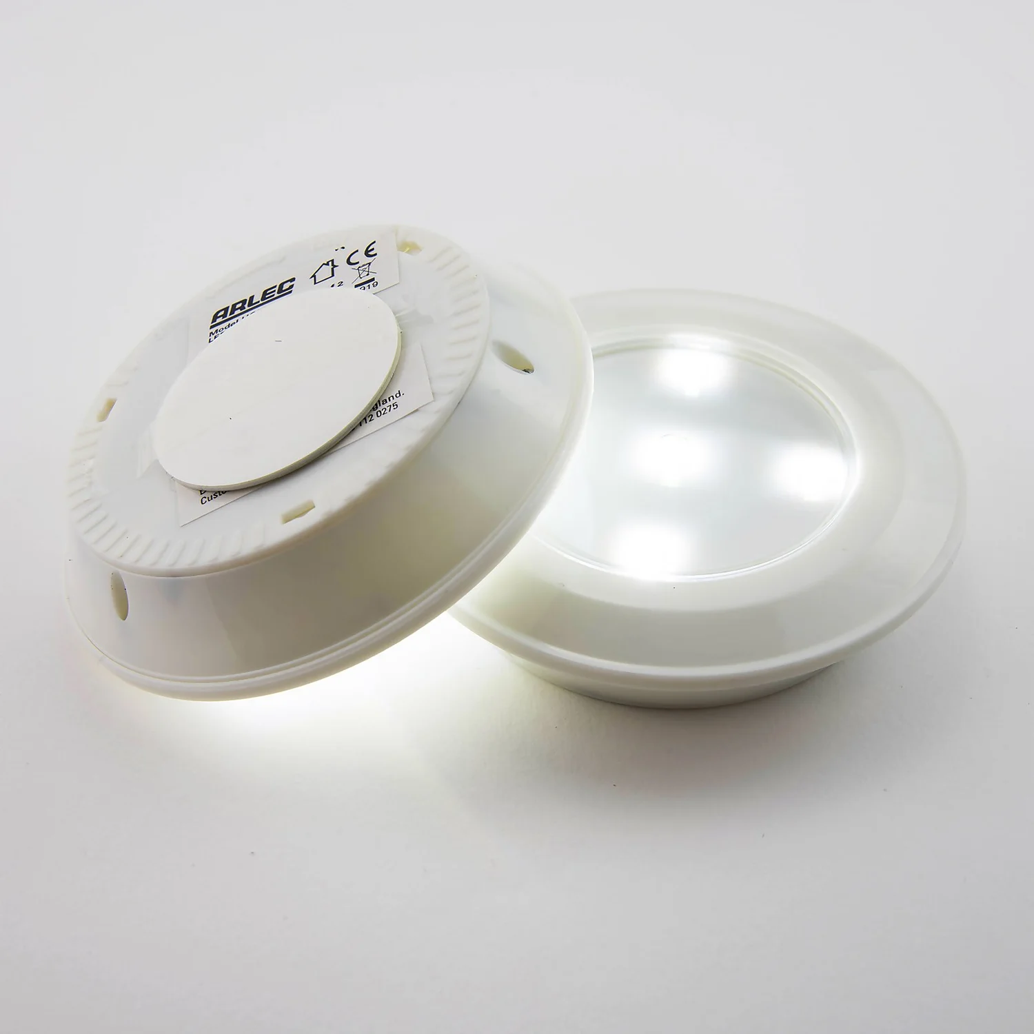 Arlec 2 Pack Round LED Push Lights 7 Arlec 2 Pack Round LED Push Lights - Image 5