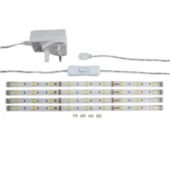 Arlec 4 Cool White Strip Light Pack 12 Arlec 4 Cool White Strip Light Pack -Chic Lighting Store 12823692 6455007594272100