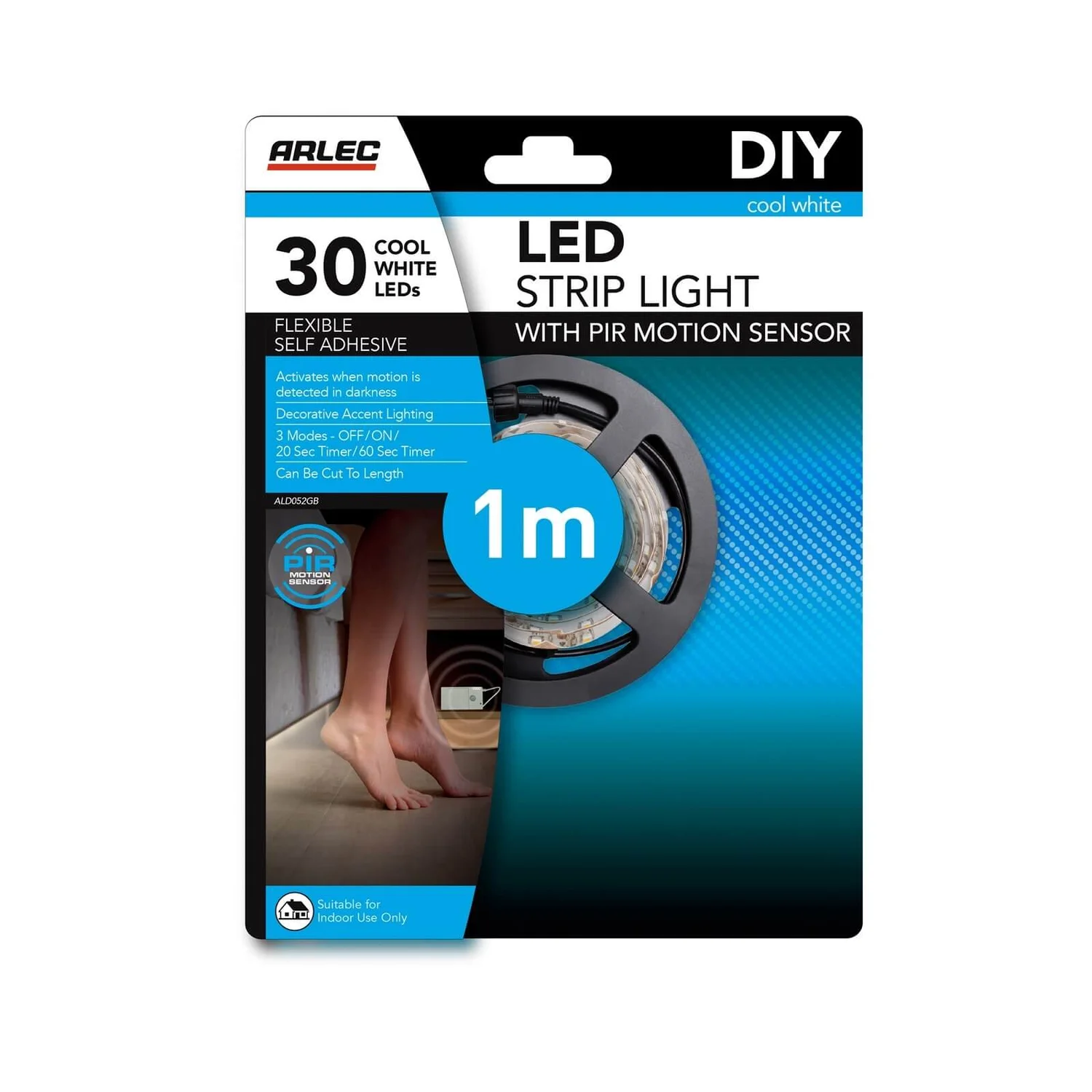 Arlec 1m Battery Strip Light With PIR Sensor 9 Arlec 1m Battery Strip Light With PIR Sensor - Image 7