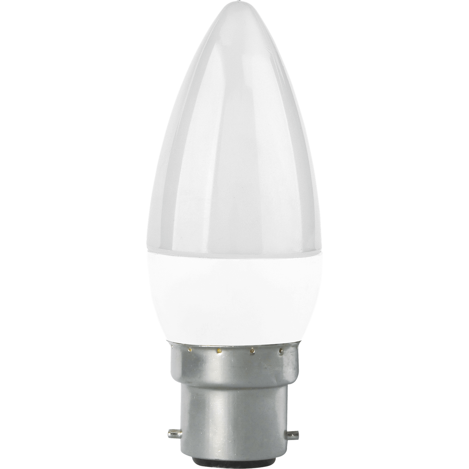 TCP LED Candle 60W B22 Coat Warm Light Bulb - 2 Pack 3 TCP LED Candle 60W B22 Coat Warm Light Bulb - 2 Pack