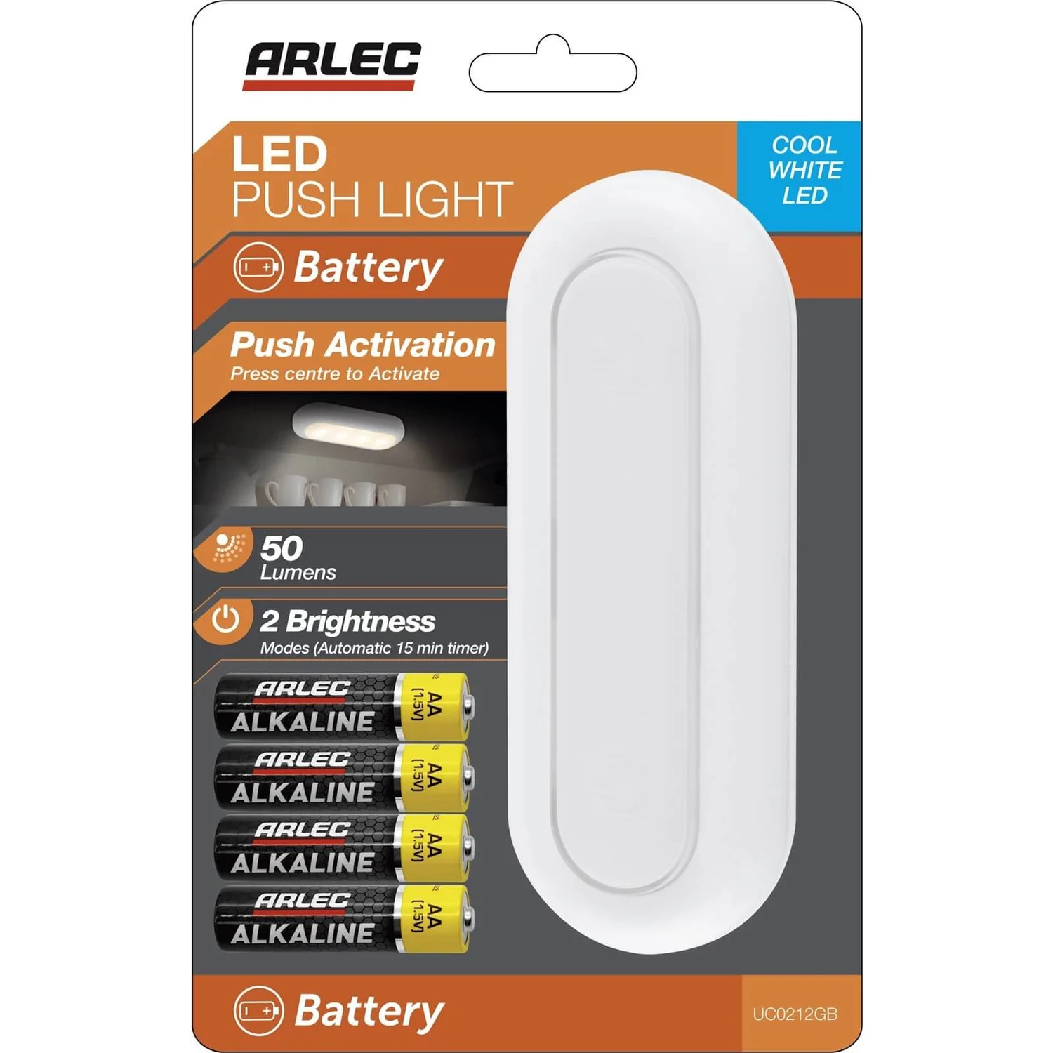 Arlec Small Push Light 8 Arlec Small Push Light - Image 6