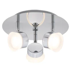 Paisley LED Bathroom Round Plate Spotlight - 3 X 4.5W -Chic Lighting Store 12826177 2224958071525008