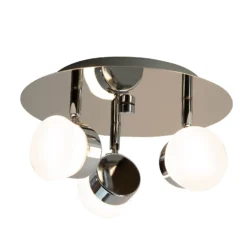 Paisley LED Bathroom Round Plate Spotlight - 3 X 4.5W -Chic Lighting Store 12826177 2544958071593303