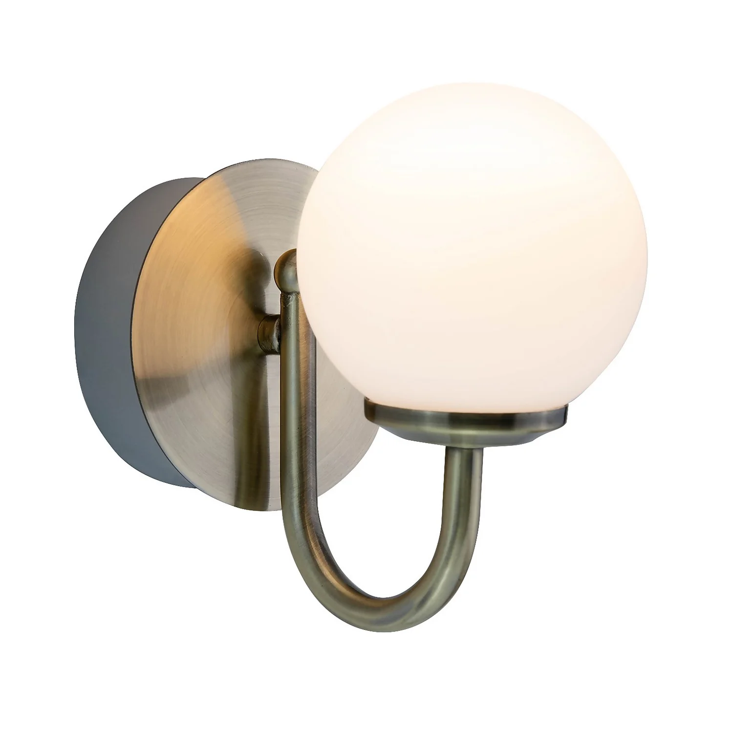 Victoria 6w Antique Brass LED Bathroom Wall Light 4 Victoria 6w Antique Brass LED Bathroom Wall Light - Image 2