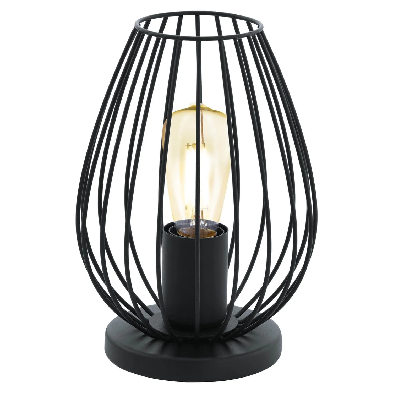 Eglo Newtown Table Lamp - Black 4 Eglo Newtown Table Lamp - Black - Image 2