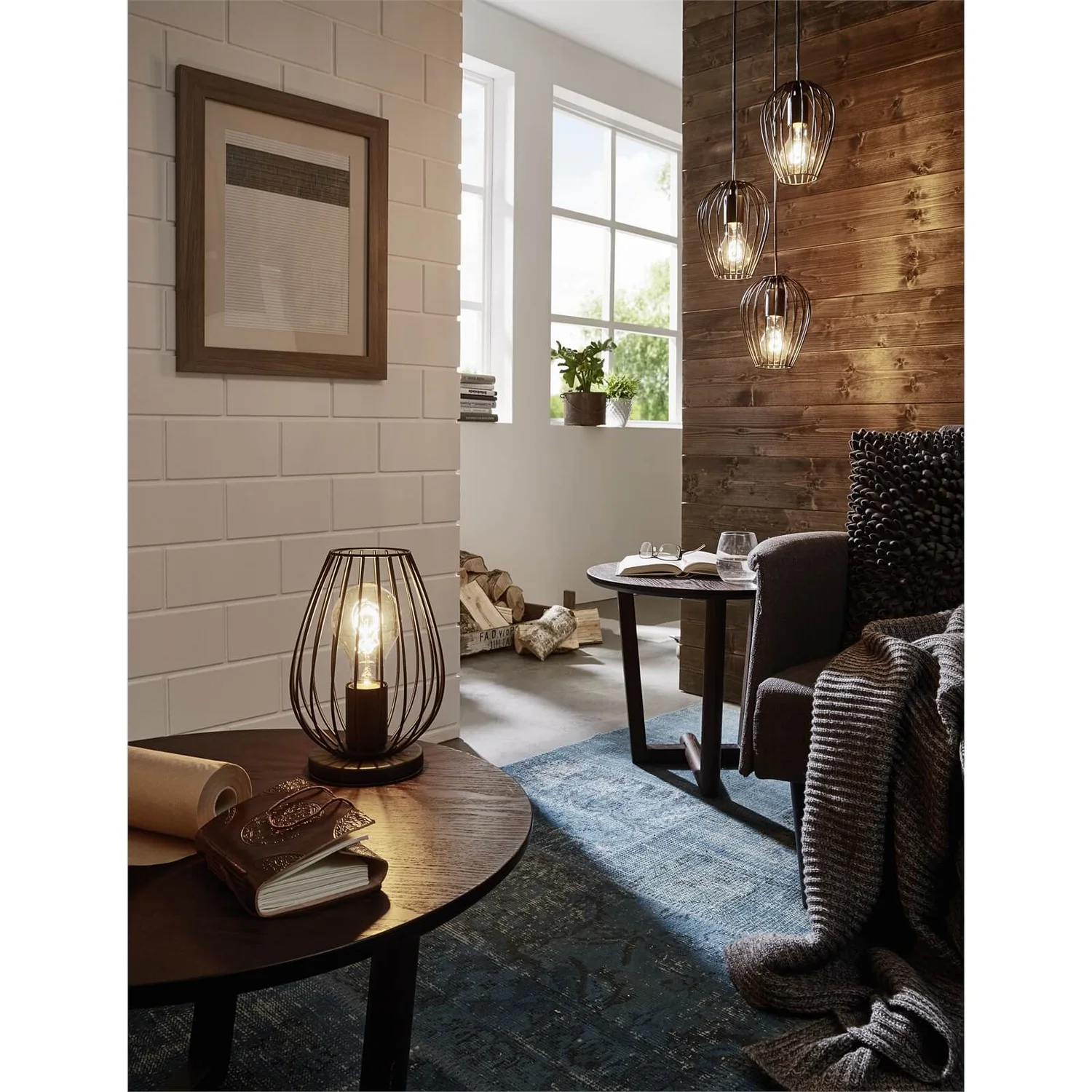 Eglo Newtown Table Lamp - Black 5 Eglo Newtown Table Lamp - Black - Image 3