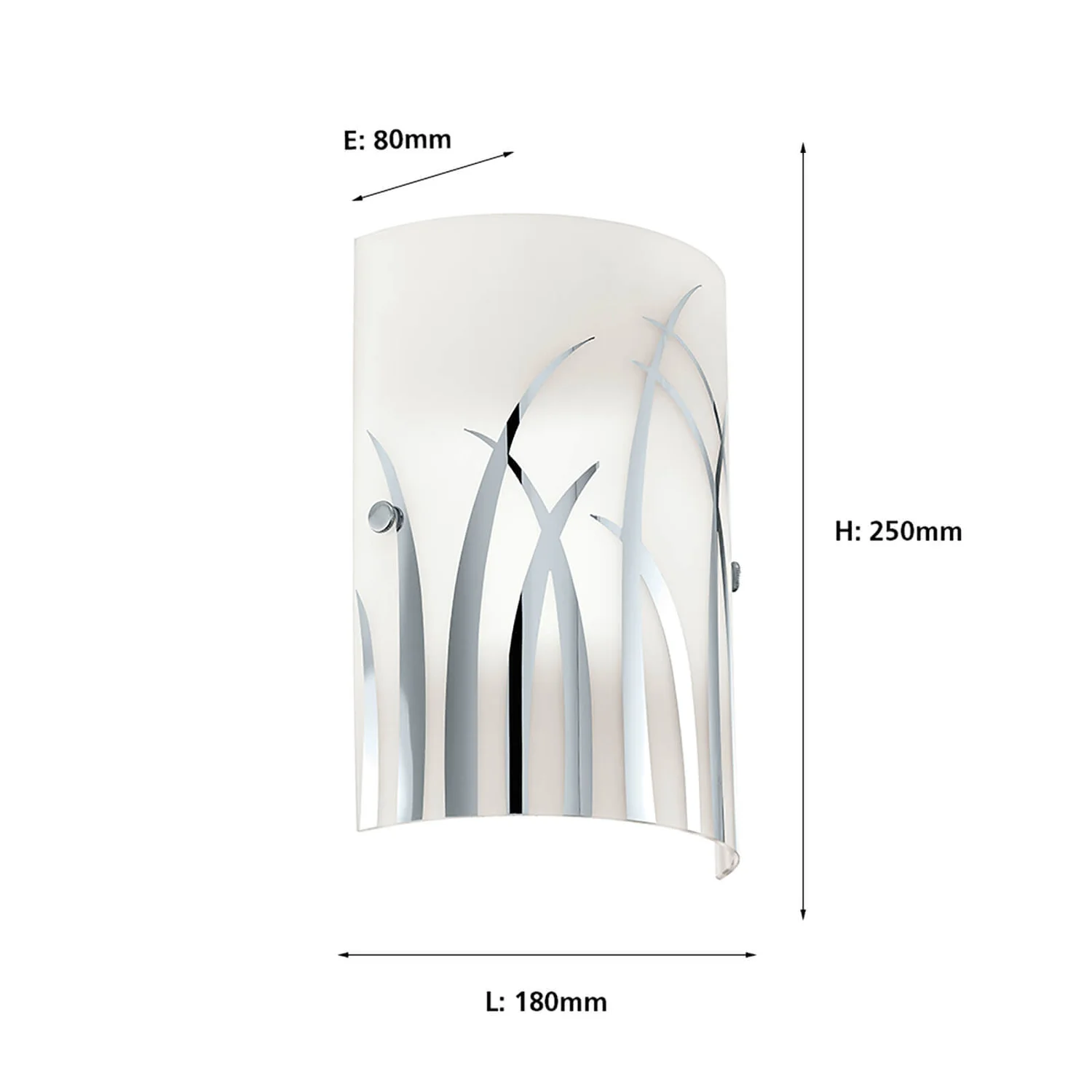 Eglo Rivato Wall Light - Chrome & White 5 Eglo Rivato Wall Light - Chrome & White - Image 3