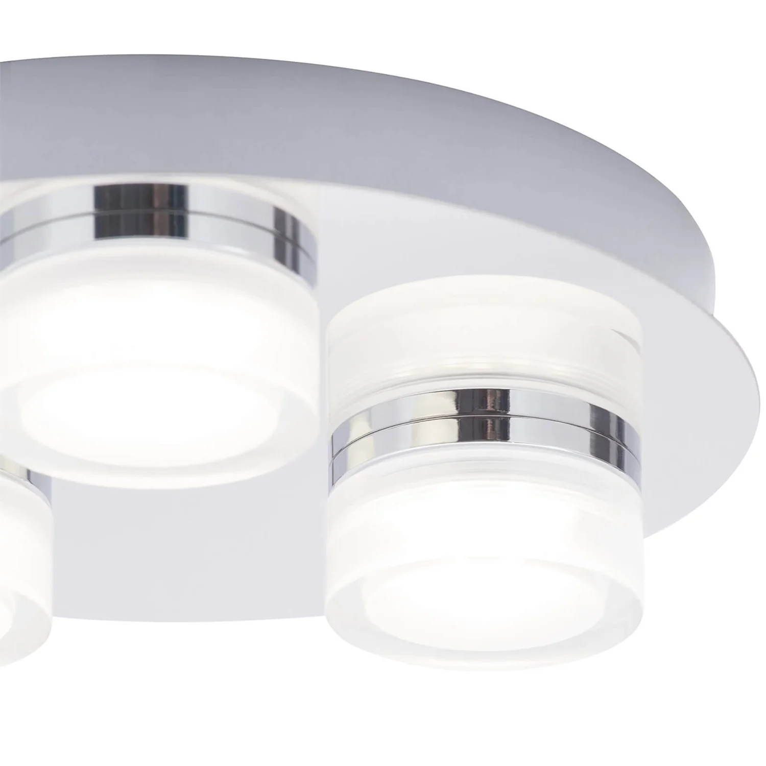 Amalfi 3 Plate LED Flush - Chrome 5 Amalfi 3 Plate LED Flush - Chrome - Image 3