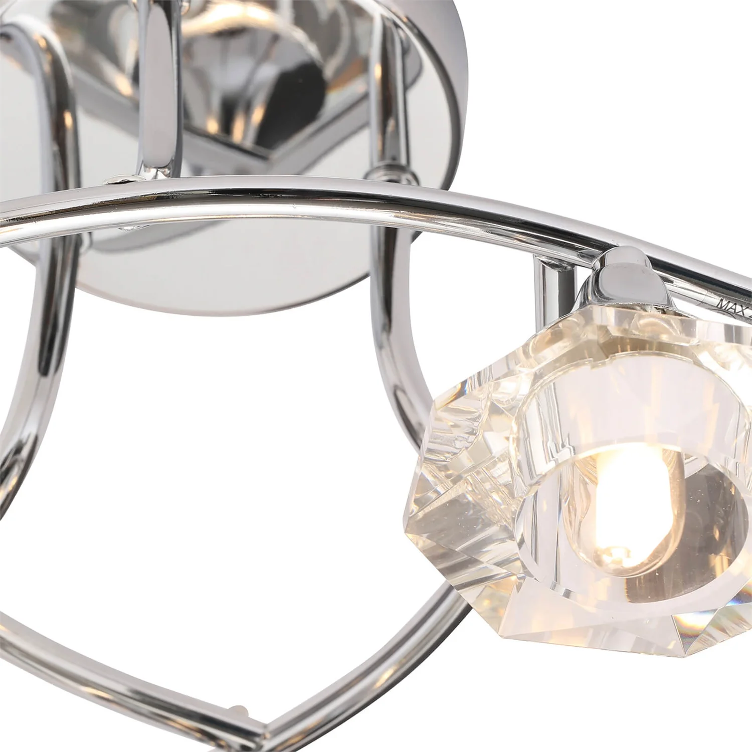 Reena 6 Light Flush IP44 - Chrome 5 Reena 6 Light Flush IP44 - Chrome - Image 3