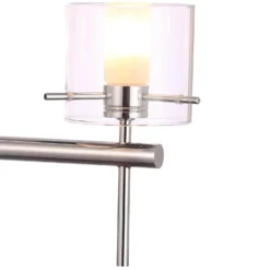 Gene Clear Cylinder 3 Light Flush - Chrome -Chic Lighting Store 12832042 2814832980374213