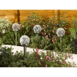 Crackle Ball Solar Outdoor Stake Light - 8cm 7 Crackle Ball Solar Outdoor Stake Light - 8cm -Chic Lighting Store 12835748 1684832990092773