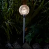 Crackle Ball Solar Outdoor Stake Light - 8cm 1 Crackle Ball Solar Outdoor Stake Light - 8cm -Chic Lighting Store 12835748 6515042097537372