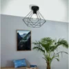 Eglo Tarbes Flush Light - Black 2 Eglo Tarbes Flush Light - Black -Chic Lighting Store 12836413 5404833170819100