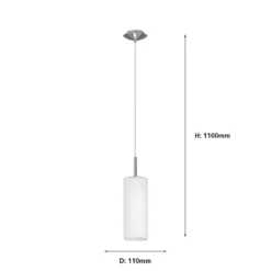 Eglo Troy 3 (1 Light) Pendant Light - Satin Nickel 8 Eglo Troy 3 (1 Light) Pendant Light - Satin Nickel -Chic Lighting Store 12836613 1574833236247813