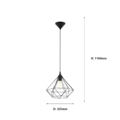 Eglo Tarbes Large Pendant Light - Black 8 Eglo Tarbes Large Pendant Light - Black -Chic Lighting Store 12836708 1084833172298721