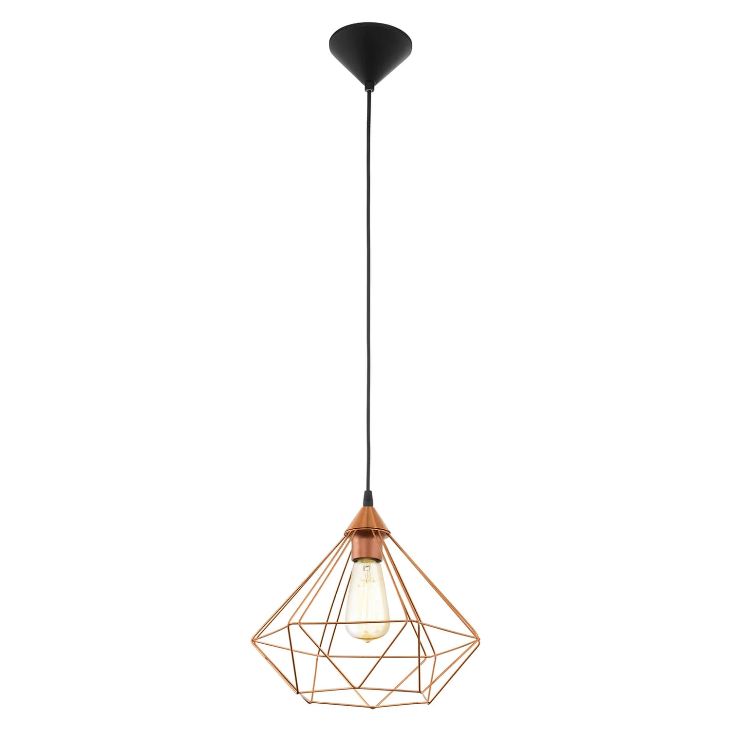 Eglo Tarbes Large Pendant Light - Copper 4 Eglo Tarbes Large Pendant Light - Copper - Image 2