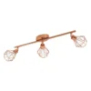 Eglo Zapata Triple Spotlight - Copper -Chic Lighting Store 12836886 1014843502933049
