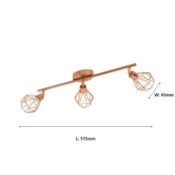 Eglo Zapata Triple Spotlight - Copper 9 Eglo Zapata Triple Spotlight - Copper -Chic Lighting Store 12836886 1814833170666517