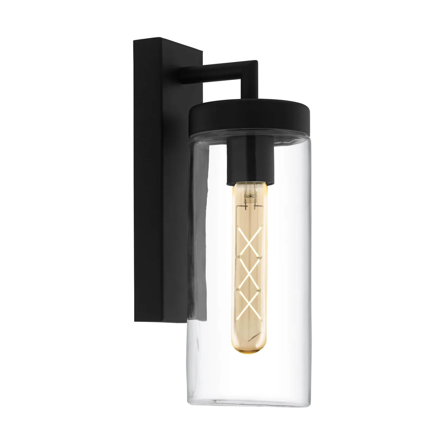 Eglo Bovolone Black Steel Exterior Wall Light 4 Eglo Bovolone Black Steel Exterior Wall Light - Image 2