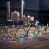 240 Large LED Green Copper Wire Garland Christmas Lights - Multicoloured 2 240 Large LED Green Copper Wire Garland Christmas Lights - Multicoloured -Chic Lighting Store 12839512 1455000118155784