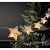 10 White Glitter Star Christmas String Lights (Battery Operated) -Chic Lighting Store 12839522 1504833195762909