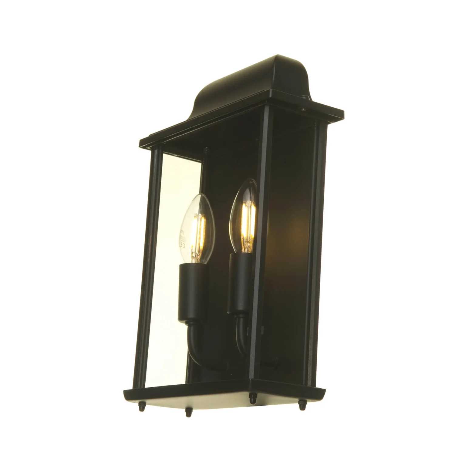 Lutec Holly Outdoor Wall Lantern - Black 7 Lutec Holly Outdoor Wall Lantern - Black - Image 5