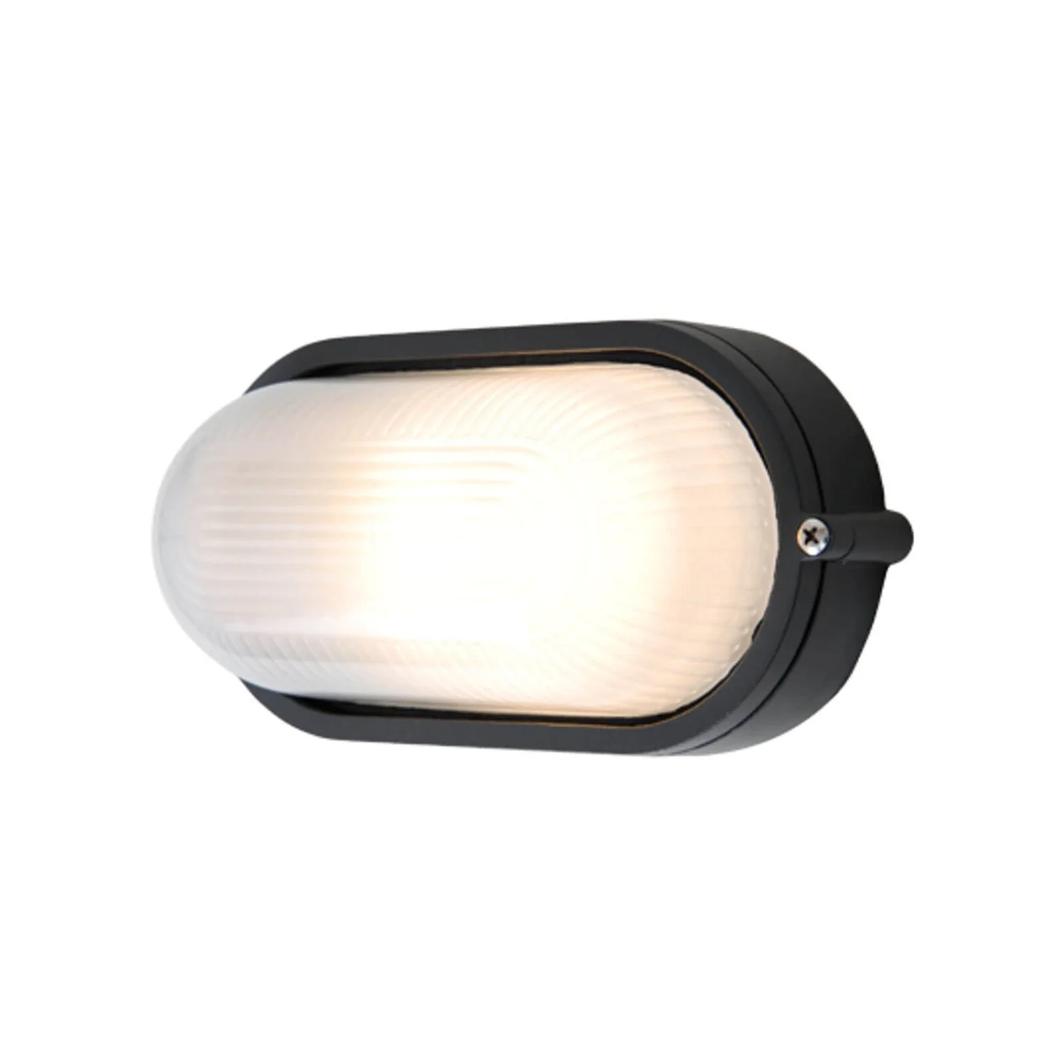 Lutec Echo Outdoor Bulkhead Light - Black 4 Lutec Echo Outdoor Bulkhead Light - Black - Image 2