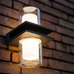 Lutec Tango LED Up & Down Outdoor Wall Light - Anthracite -Chic Lighting Store 12840635 6994952683019088